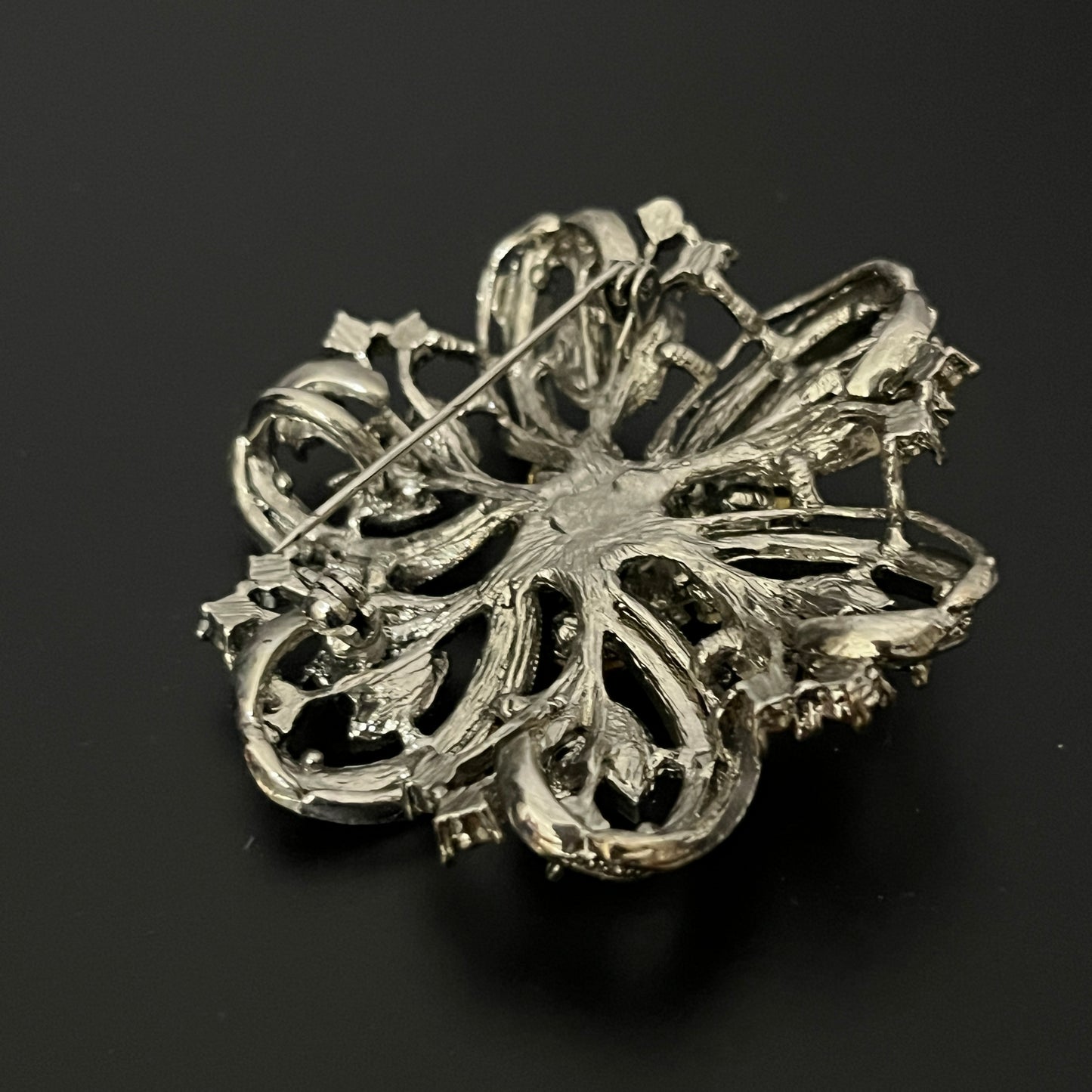 Elegant Pink Floral Brooch