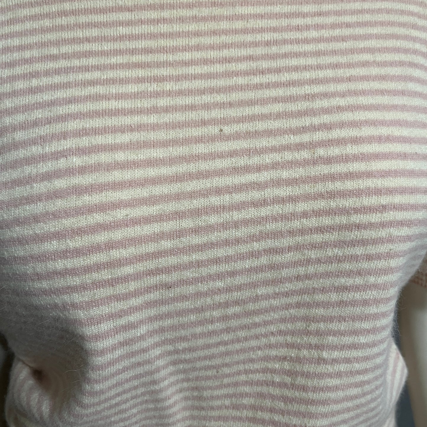Vintage Women’s Striped Sweater Lambswool Rabbit Hair Sweater Sz-Medium