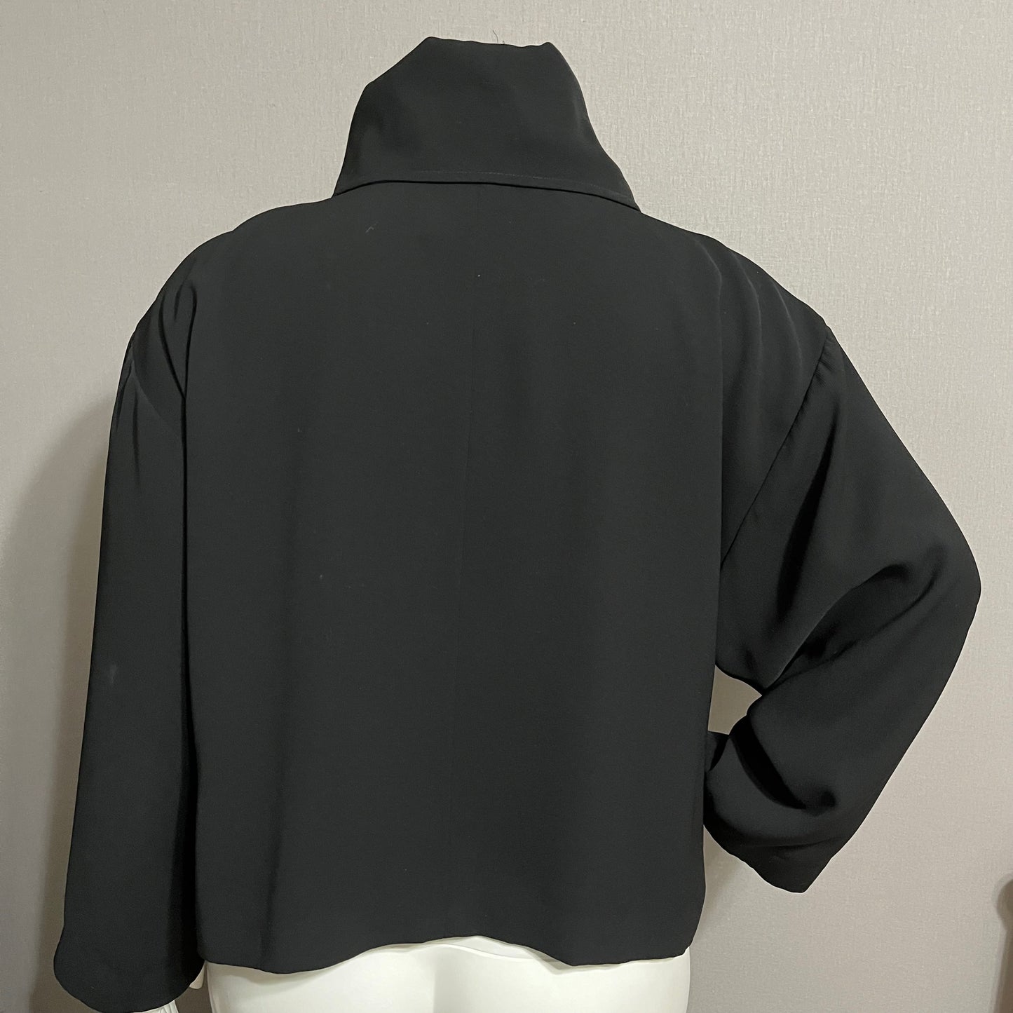 Ivan Grundahl Black Zipper Jacket Sz-1X/2X