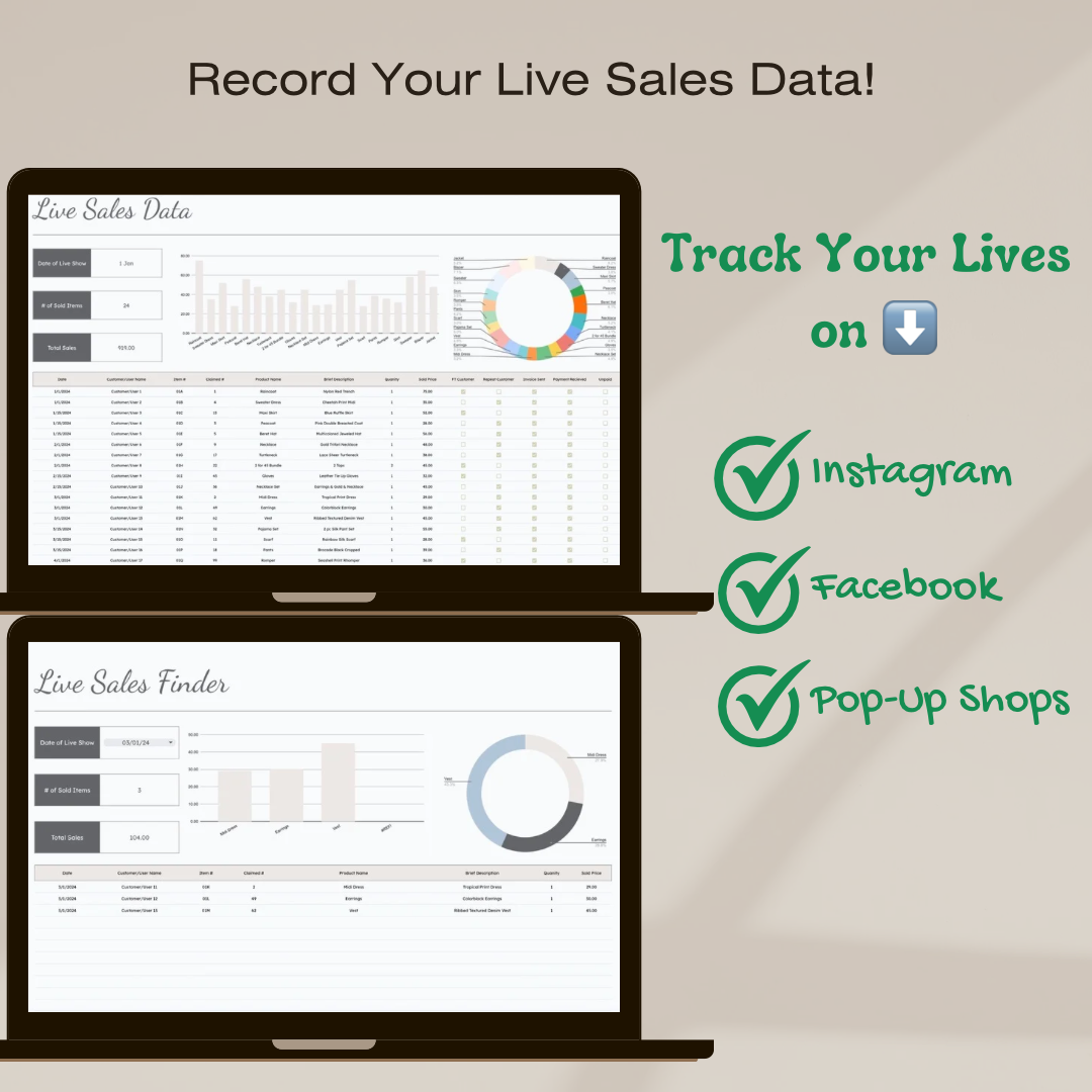 Reseller Business 5 YEAR (2025-2029) Tracker Spreadsheet