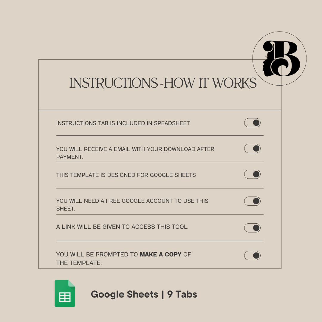1 Year ONLY (2025) Resellers Business Tracker