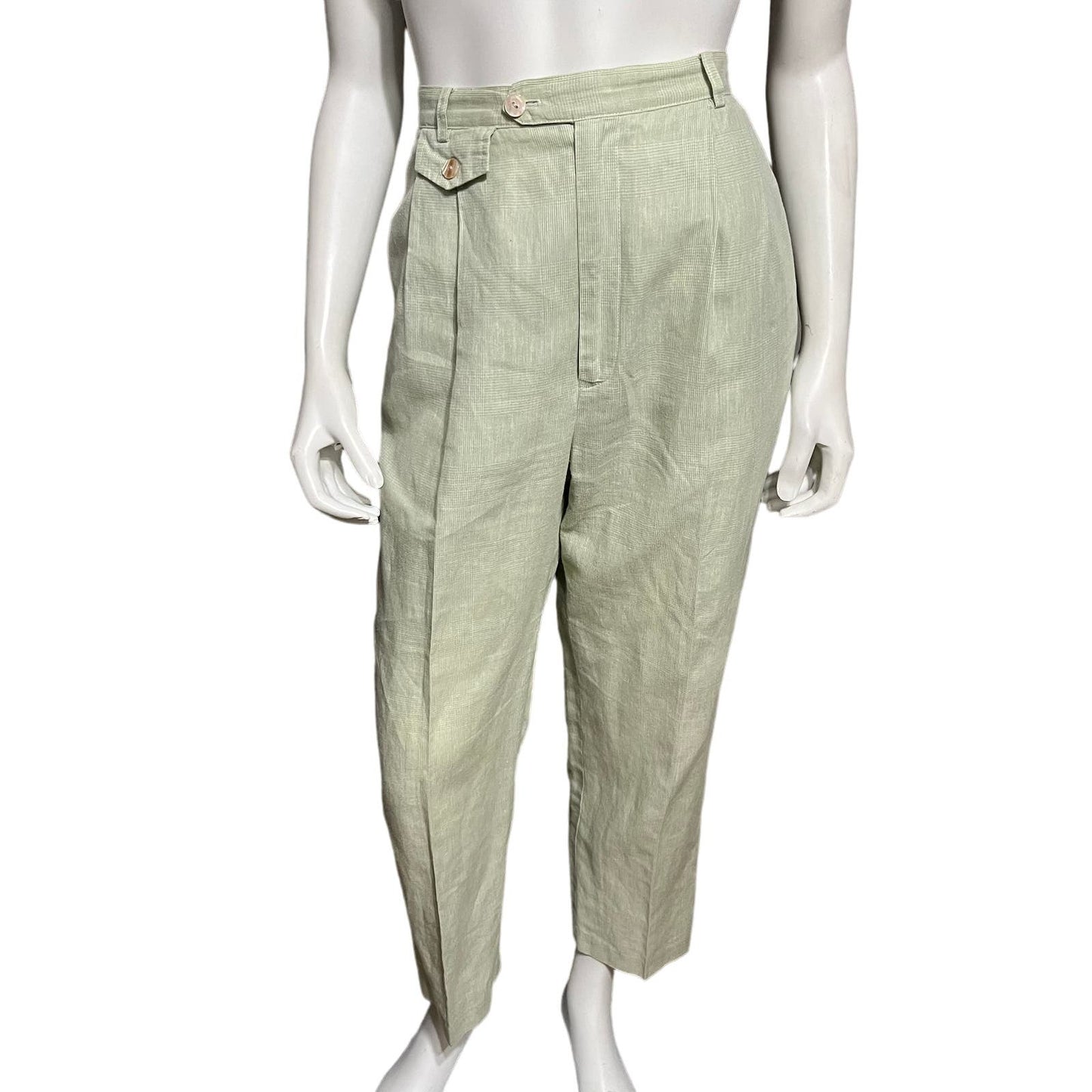 Bushwacker Ramie Cotton Linen High Waisted Pants Sz-8