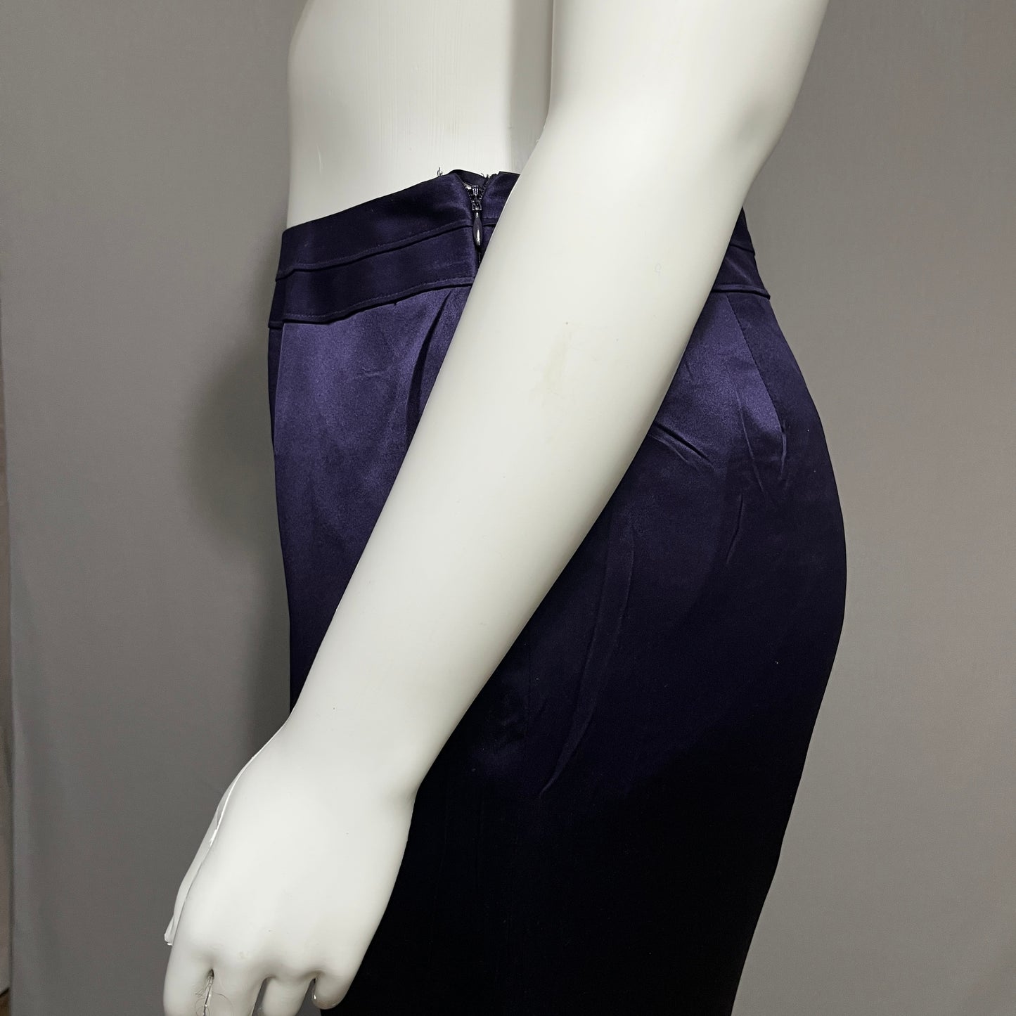 Talbots 100% Pure Silk Purple Dressy Pants Sz-14W