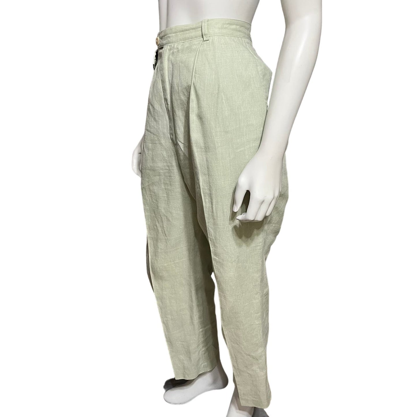 Bushwacker Ramie Cotton Linen High Waisted Pants Sz-8