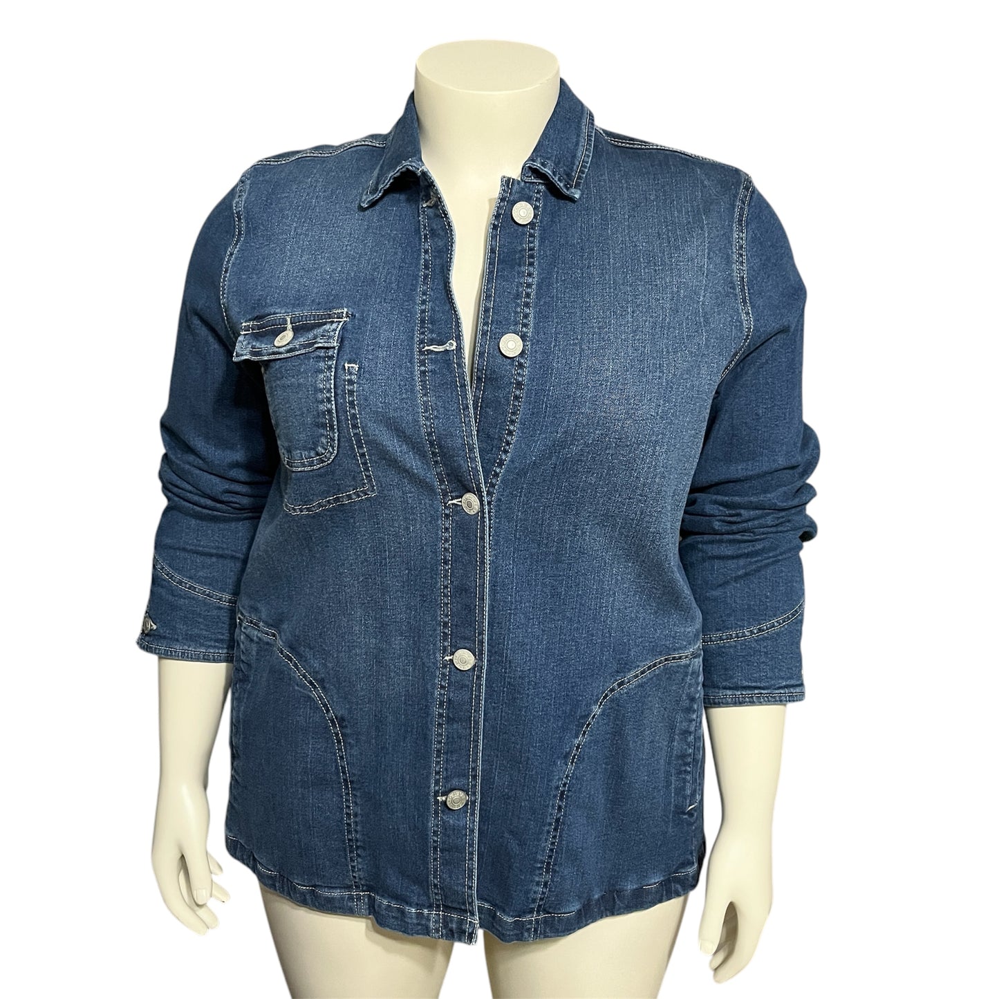 Orvis Denim Cotton Jacket Sz-XL
