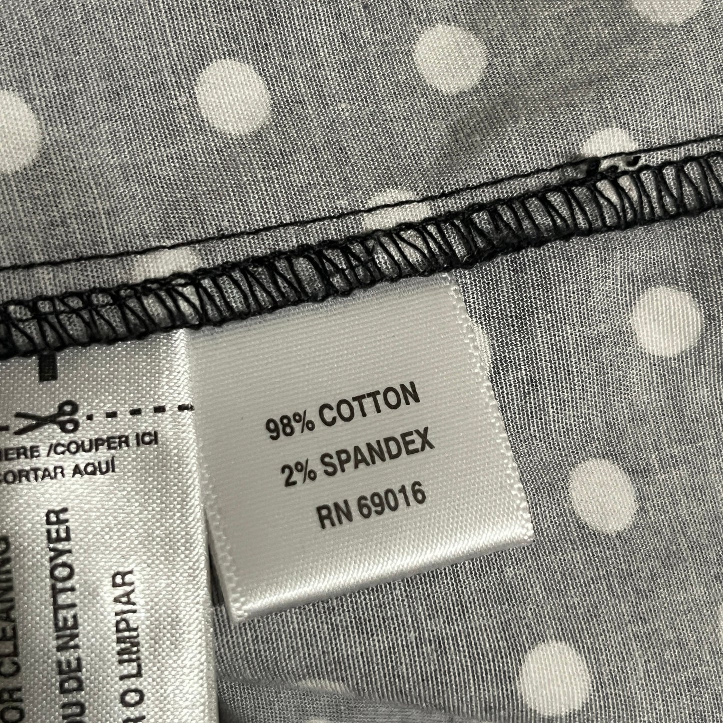 Studio Works Women Cotton Lightweight Jacket Polka Dot Sz-XL Petite