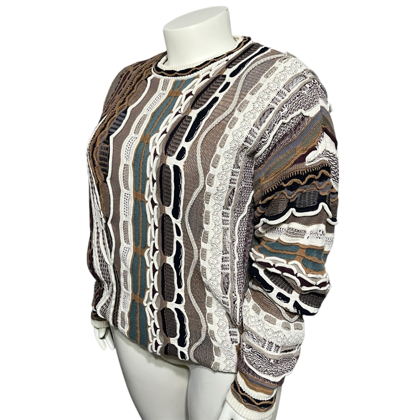 Cotton Traders Coogi Like Unisex Artsy Sweater Sz-XL