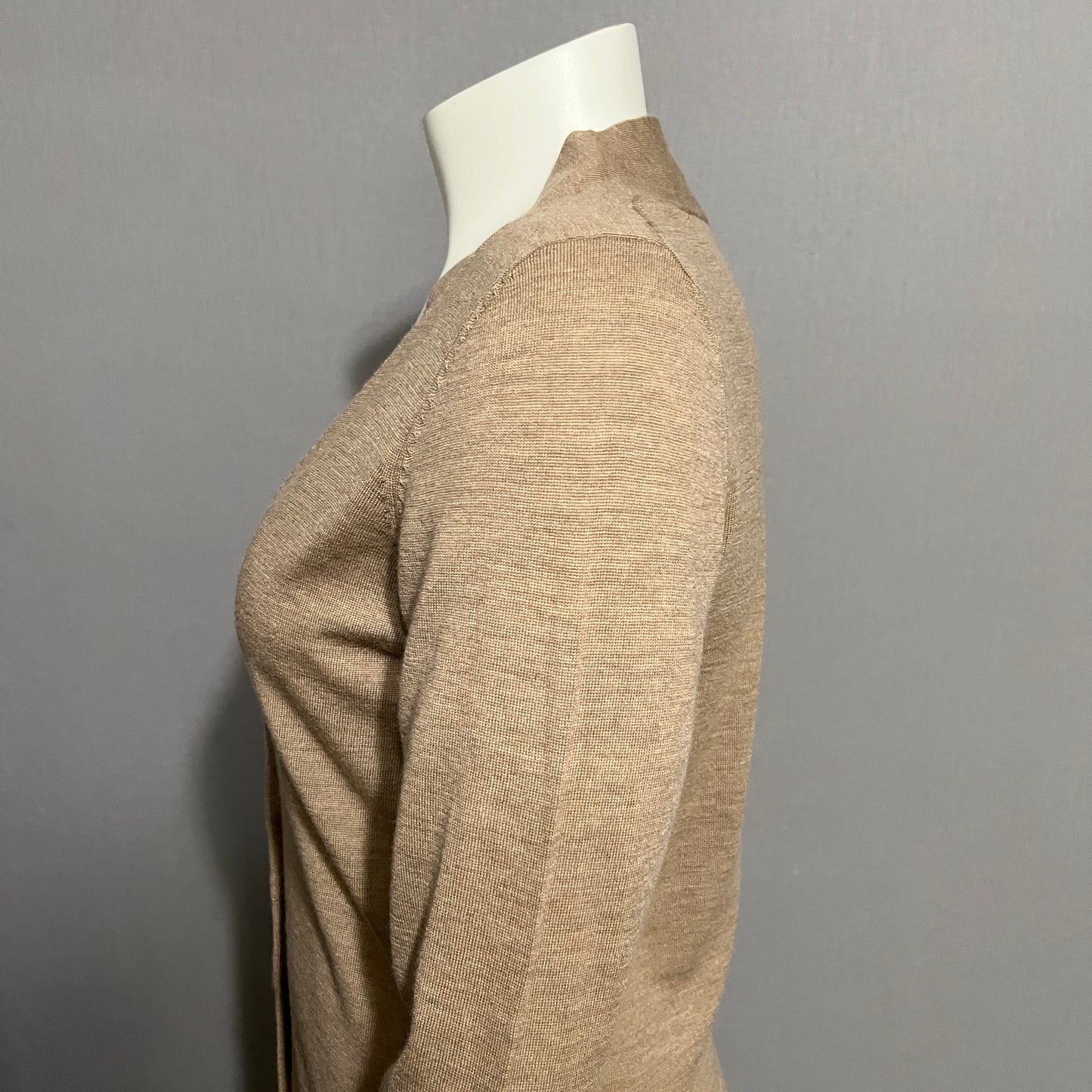 Pendleton 100% Merino Wool Brown Cardigan Sweater Sz-Med/Large