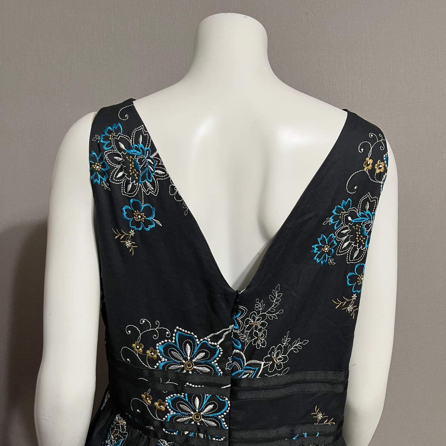 Signature by Robbie Lee Cotton Floral Dress Sz-16