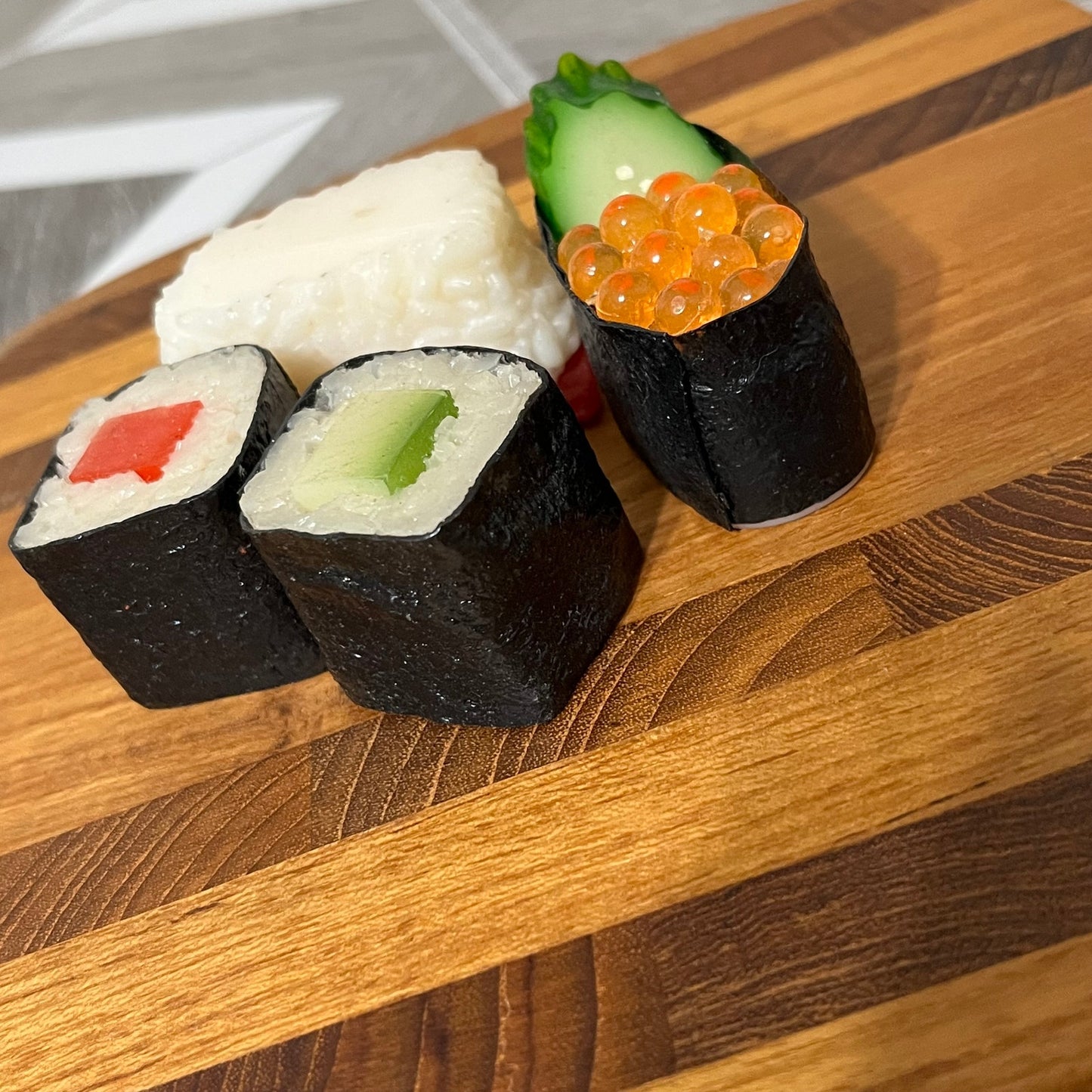 Sushi Fake Food 4 Piece Replica Home Display Props