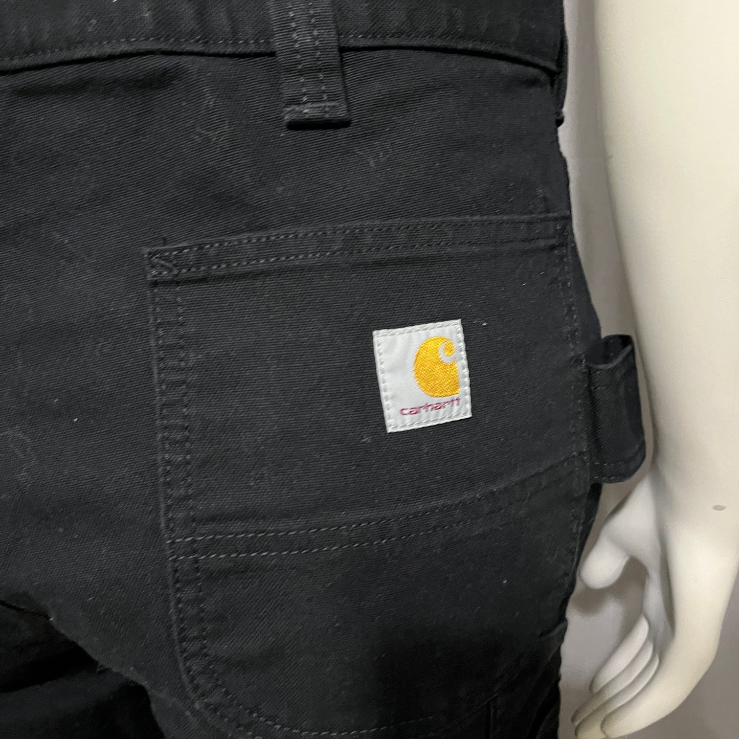 Carhartt Black Denim Jeans Sz-36/34