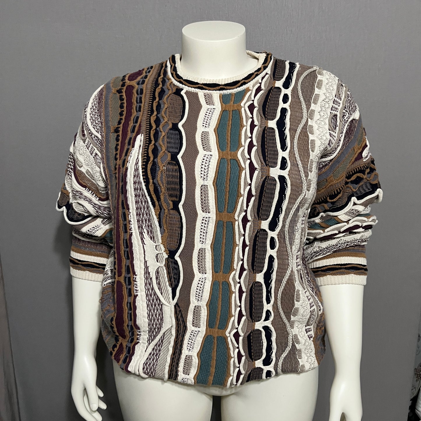 Cotton Traders Coogi Like Unisex Artsy Sweater Sz-XL