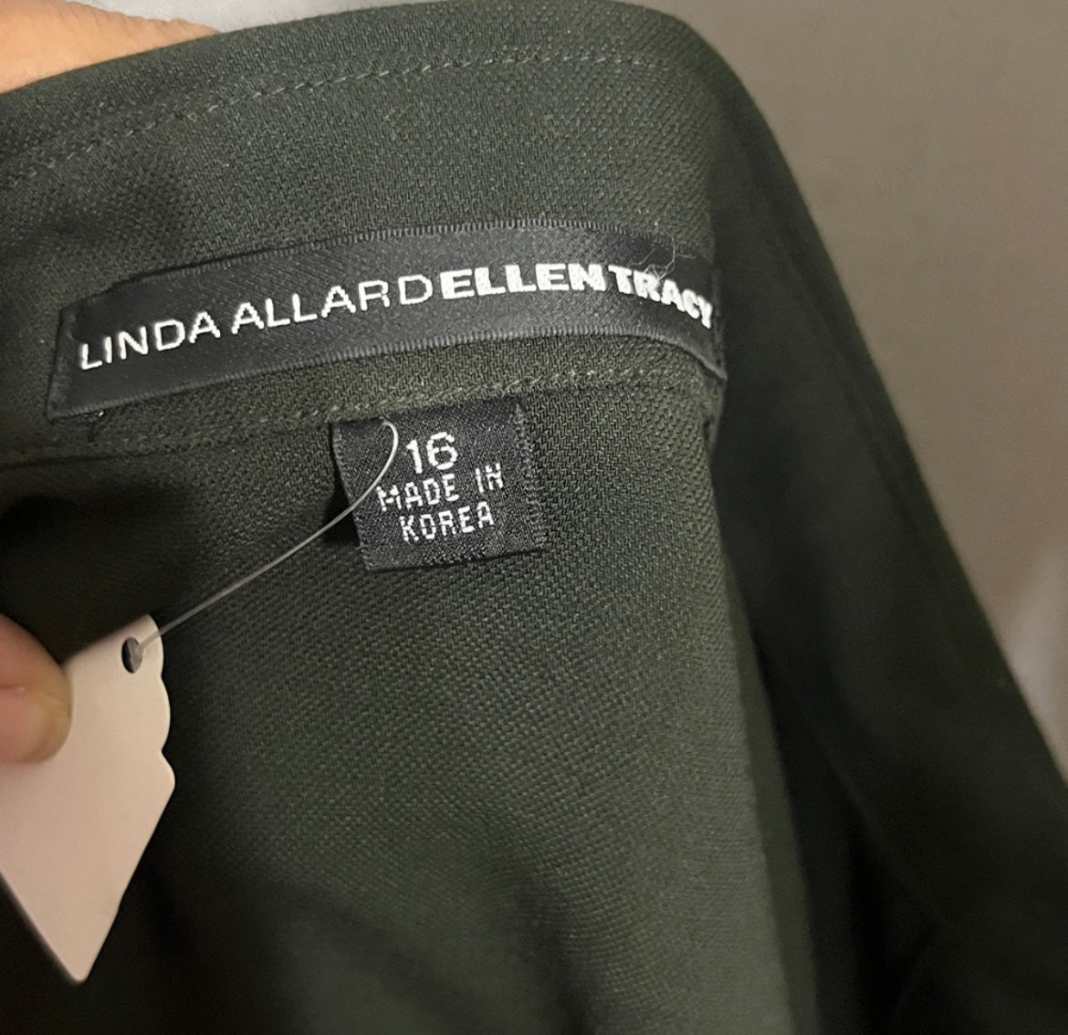 Women's Dark Green 2 pc Matching Pant Suit Sz-14/16