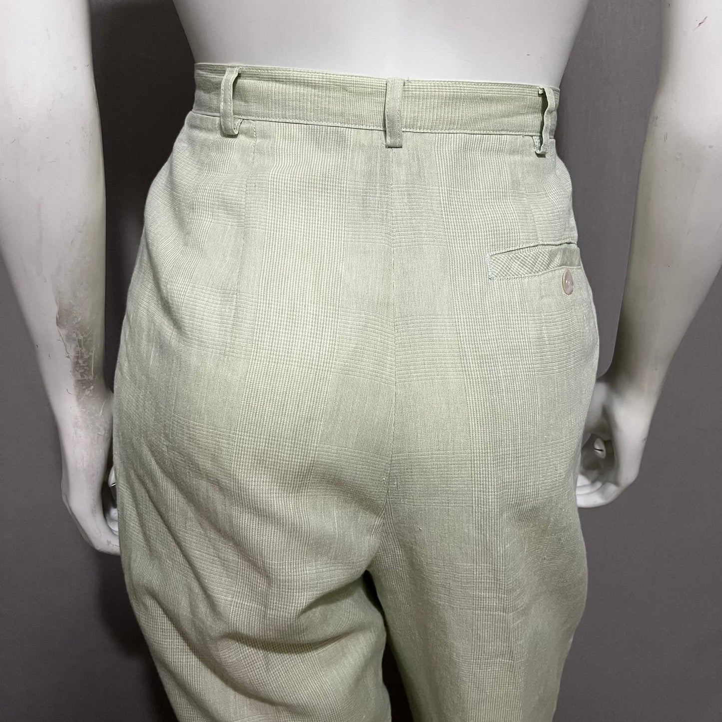Bushwacker Ramie Cotton Linen High Waisted Pants Sz-8
