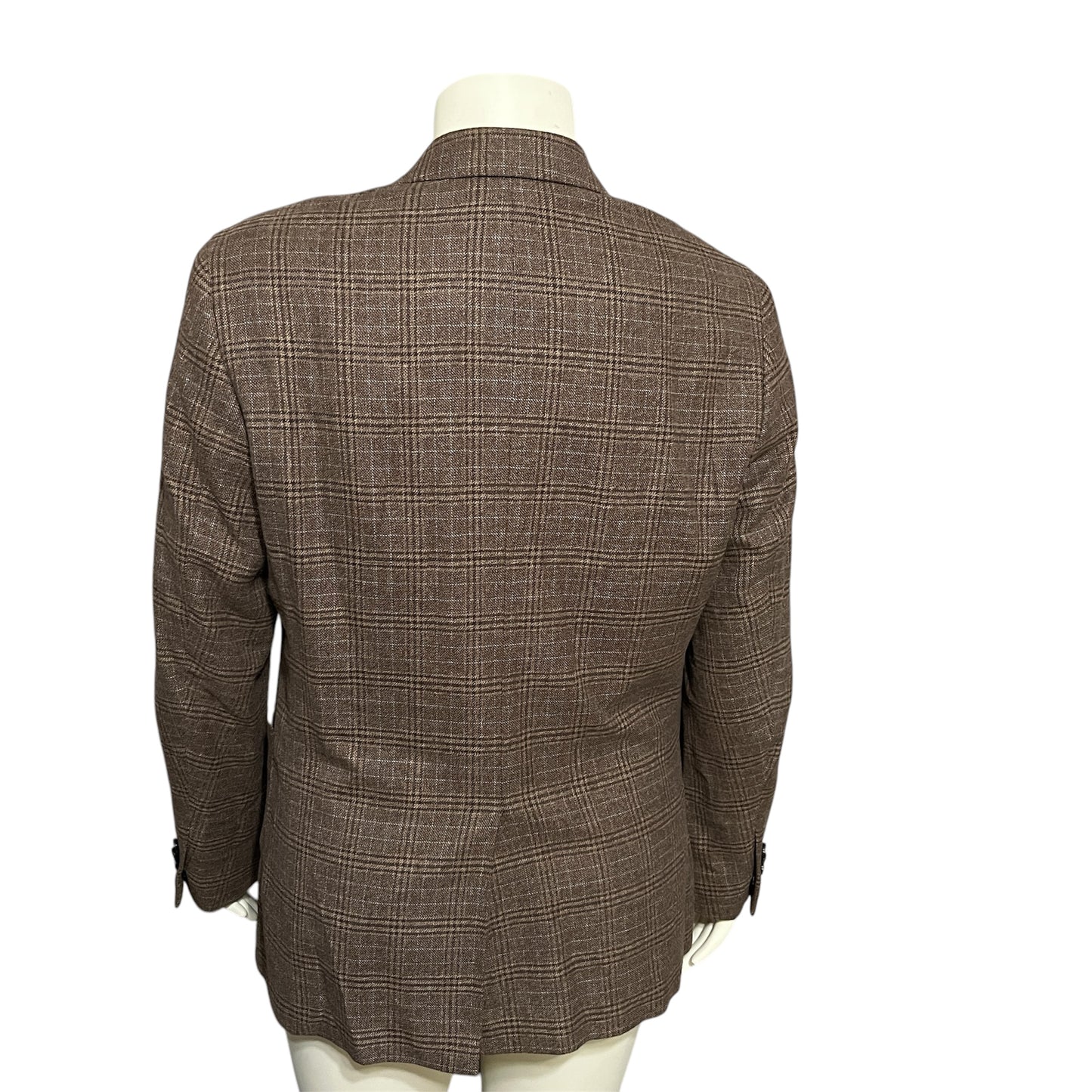 Banana Republic 100% Cotton Plaid Unisex Blazer Sz-Medium/Large 42S