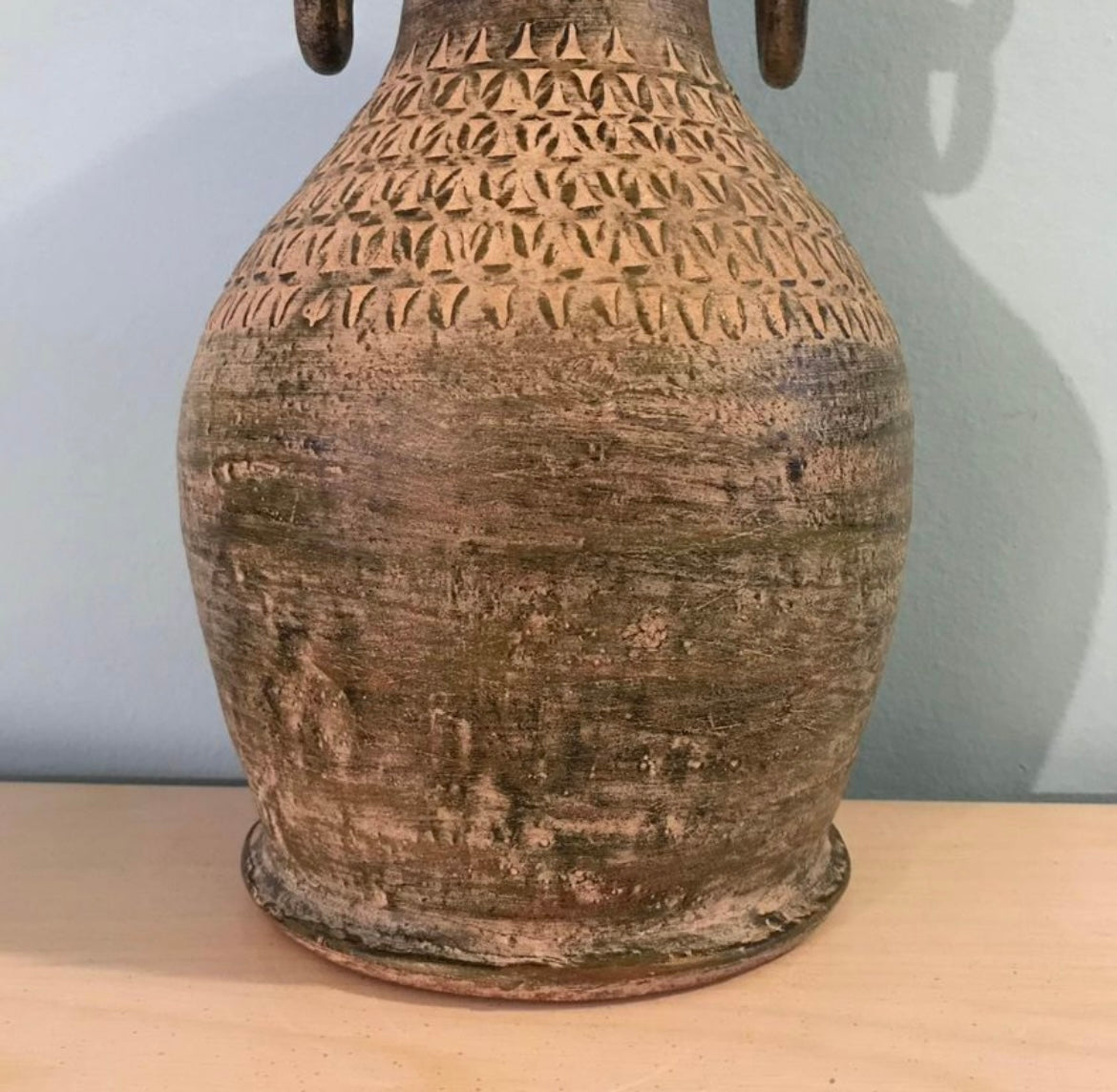 Large Antique Vessel Vase