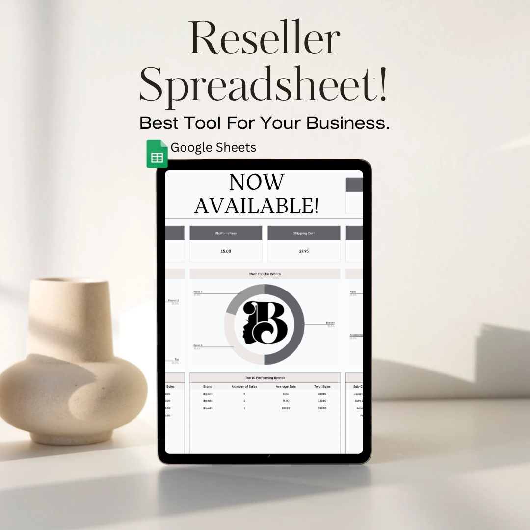 Reseller Business 5 YEAR (2025-2029) Tracker Spreadsheet