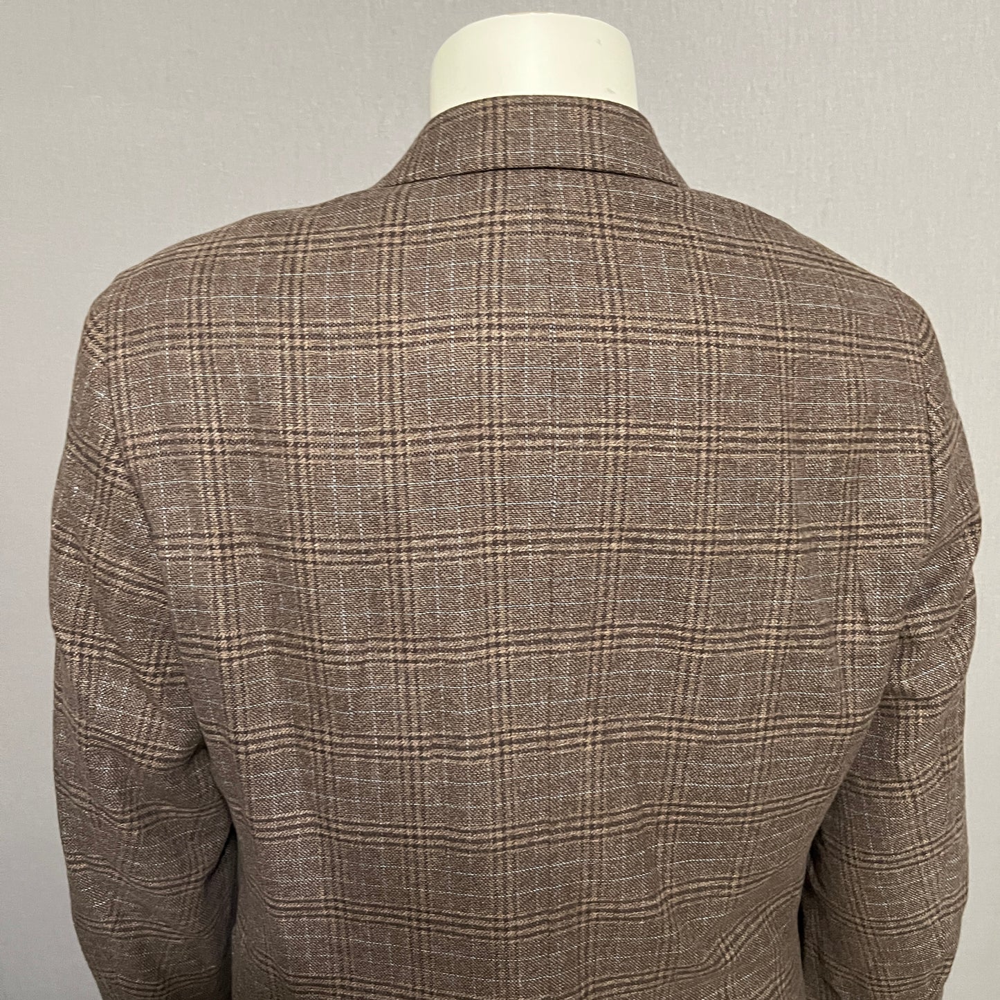 Banana Republic 100% Cotton Plaid Unisex Blazer Sz-Medium/Large 42S