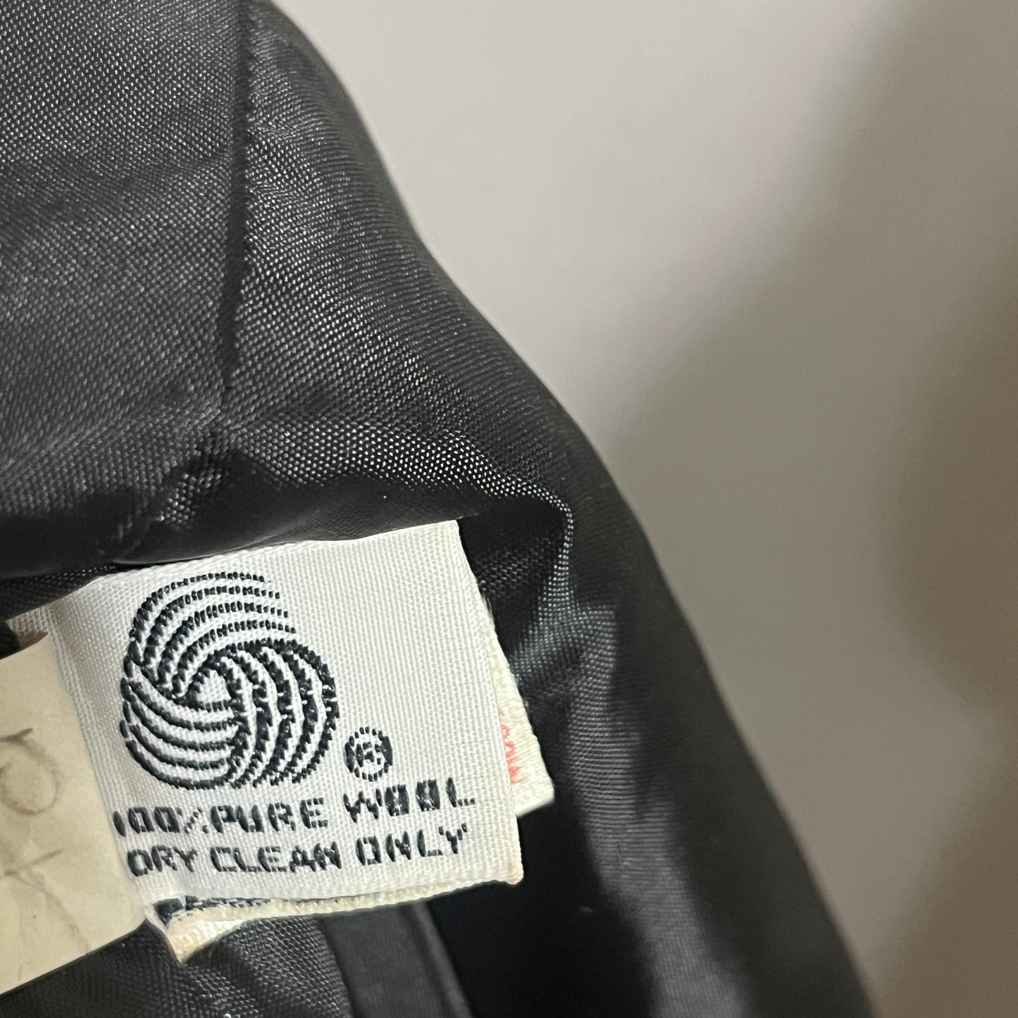 Black Wool Lined Dress