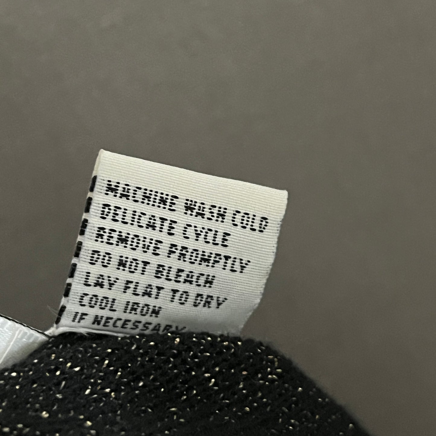 Vintage Holiday Black Cardigan with Gold Star Pattern