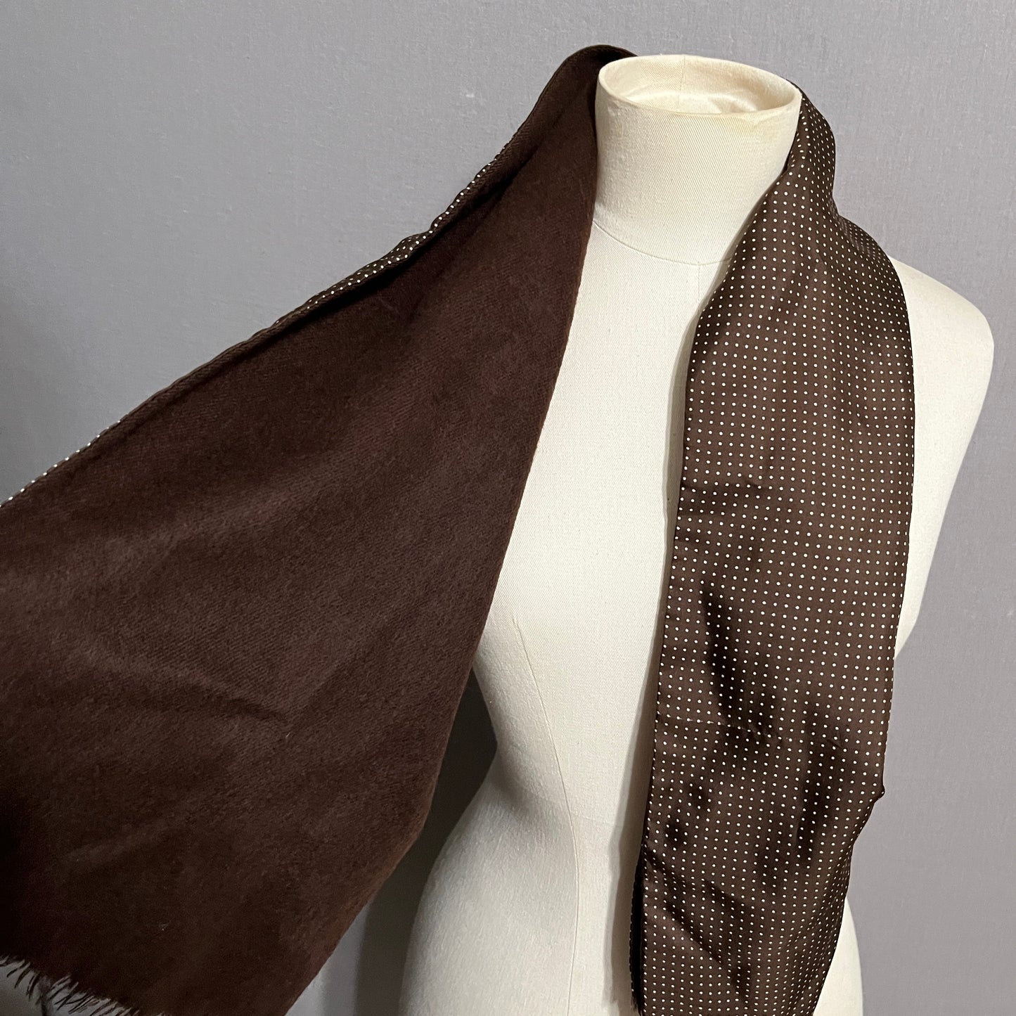 Brown Polka Dot Women’s Unisex Scarf