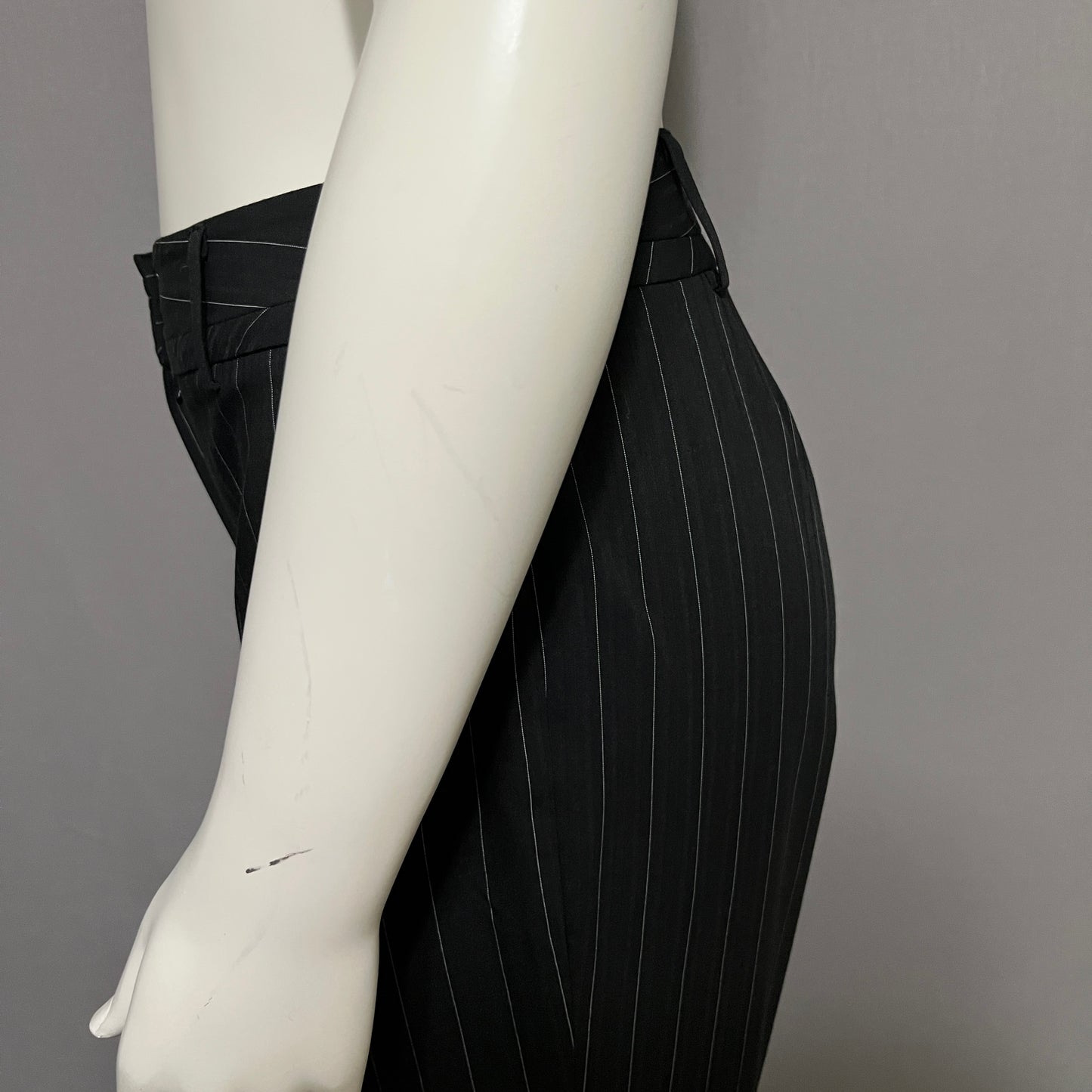 Josephine Chaus Pinstriped Career Straight Leg Pants Sz-12