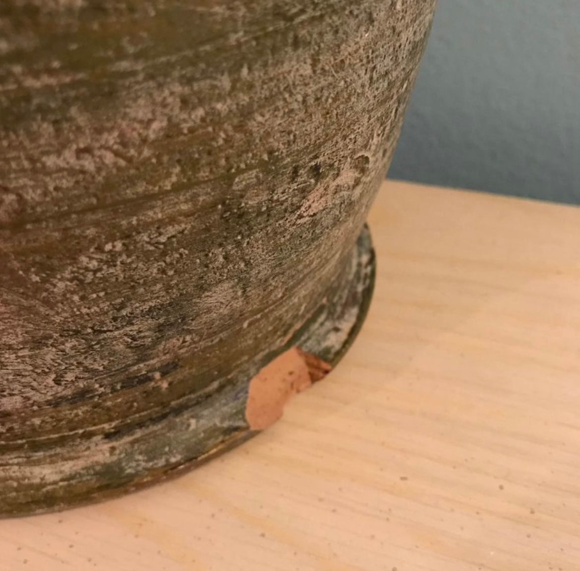 Large Antique Vessel Vase