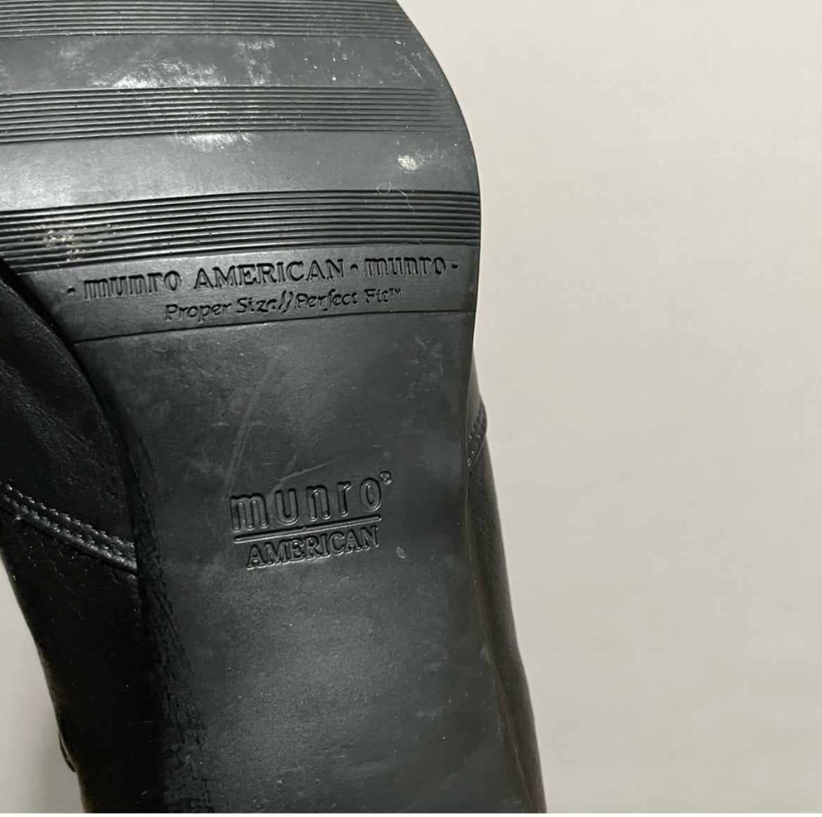 Munro Leather Ankle Boots Sz-8
