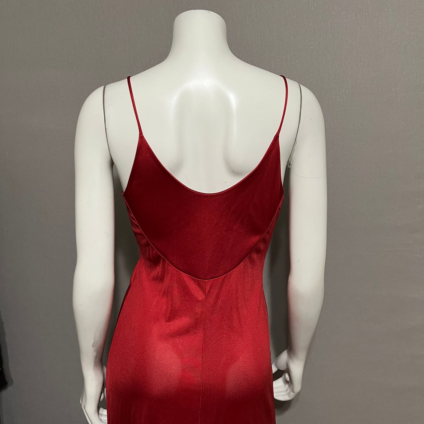 Vintage Rust Red Nightgown Sz-Small/Medium