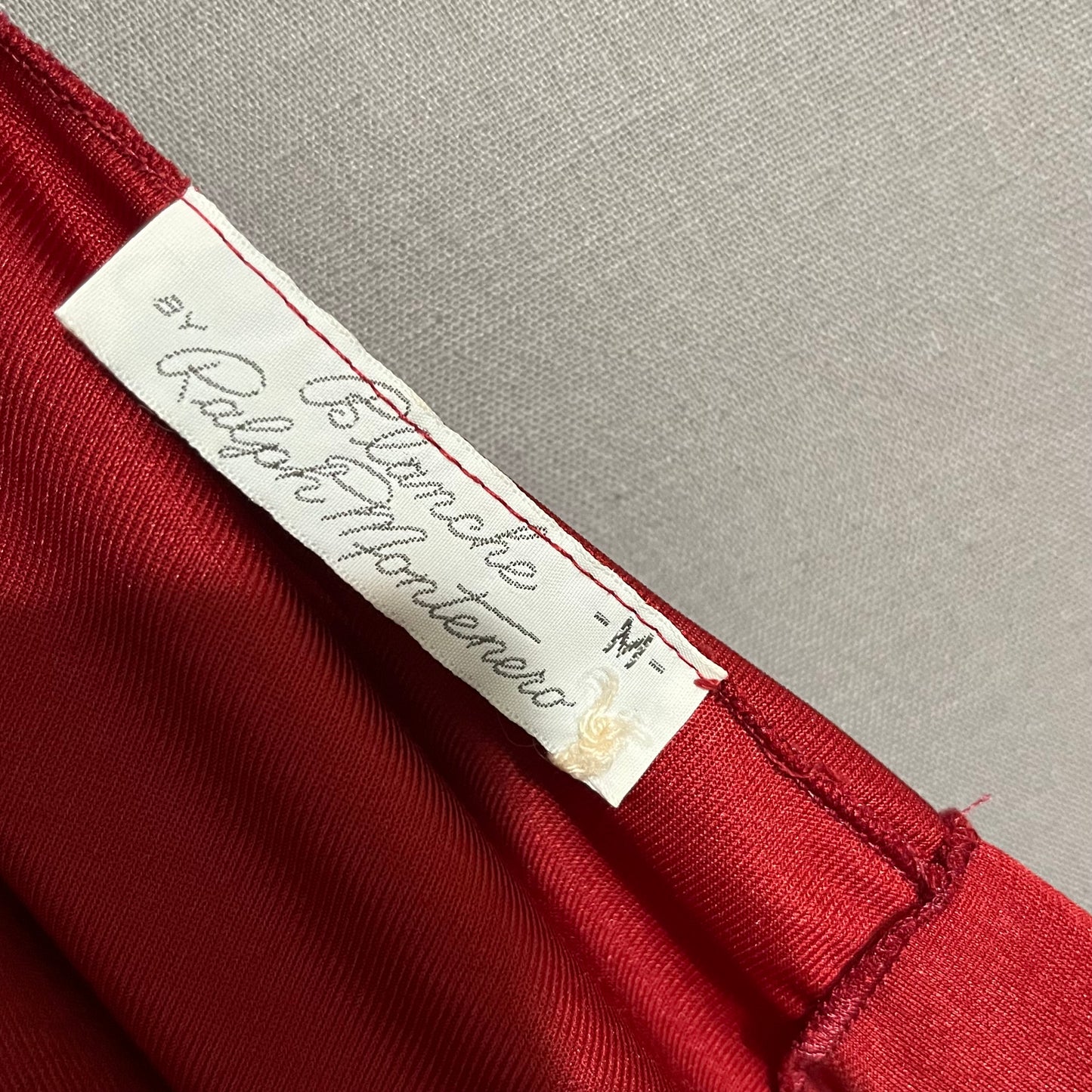 Vintage Rust Red Nightgown Sz-Small/Medium