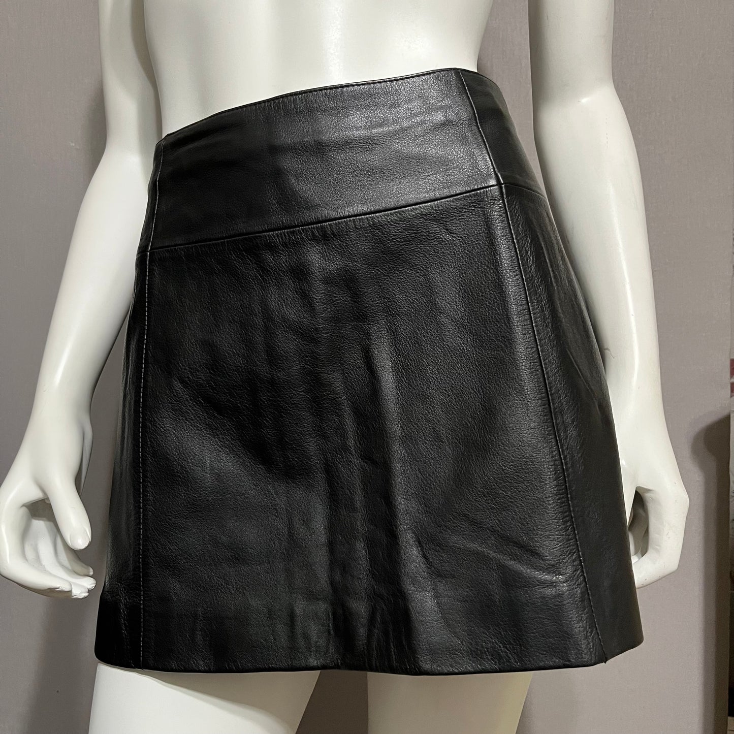 Maxima Leather Skirt Size 12 plus custom fee!
