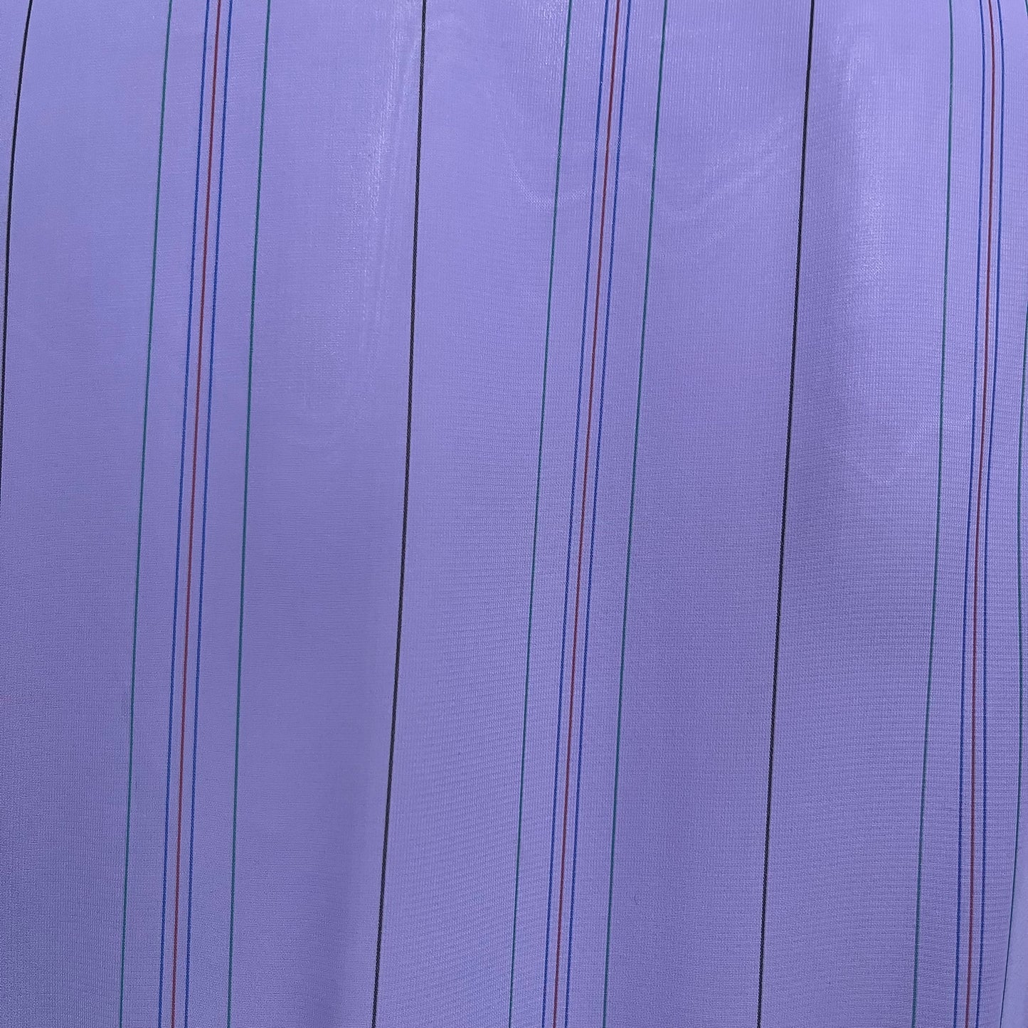 Charles Allison Lavender Sheer Stripe Dress Sz-Large