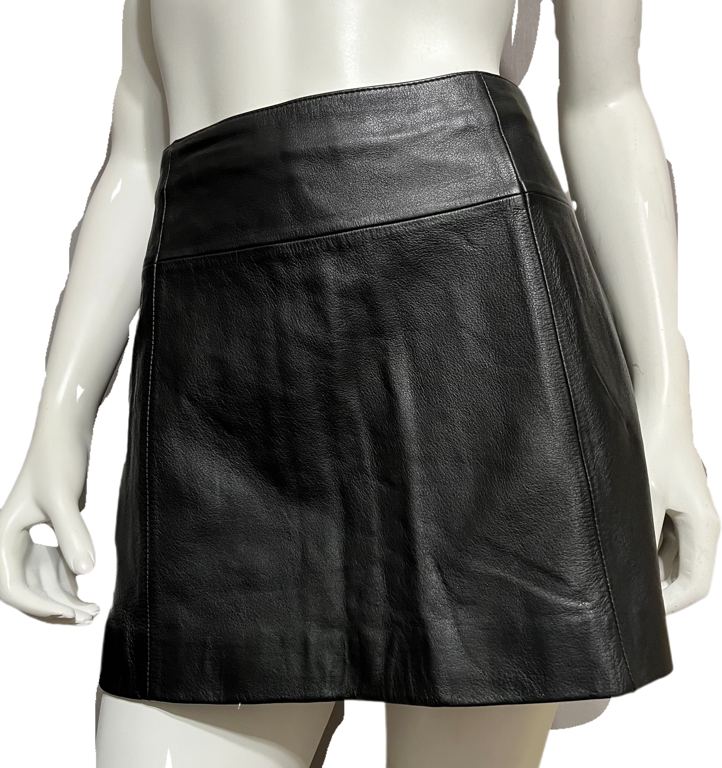 Maxima Leather Skirt Size 12 plus custom fee!