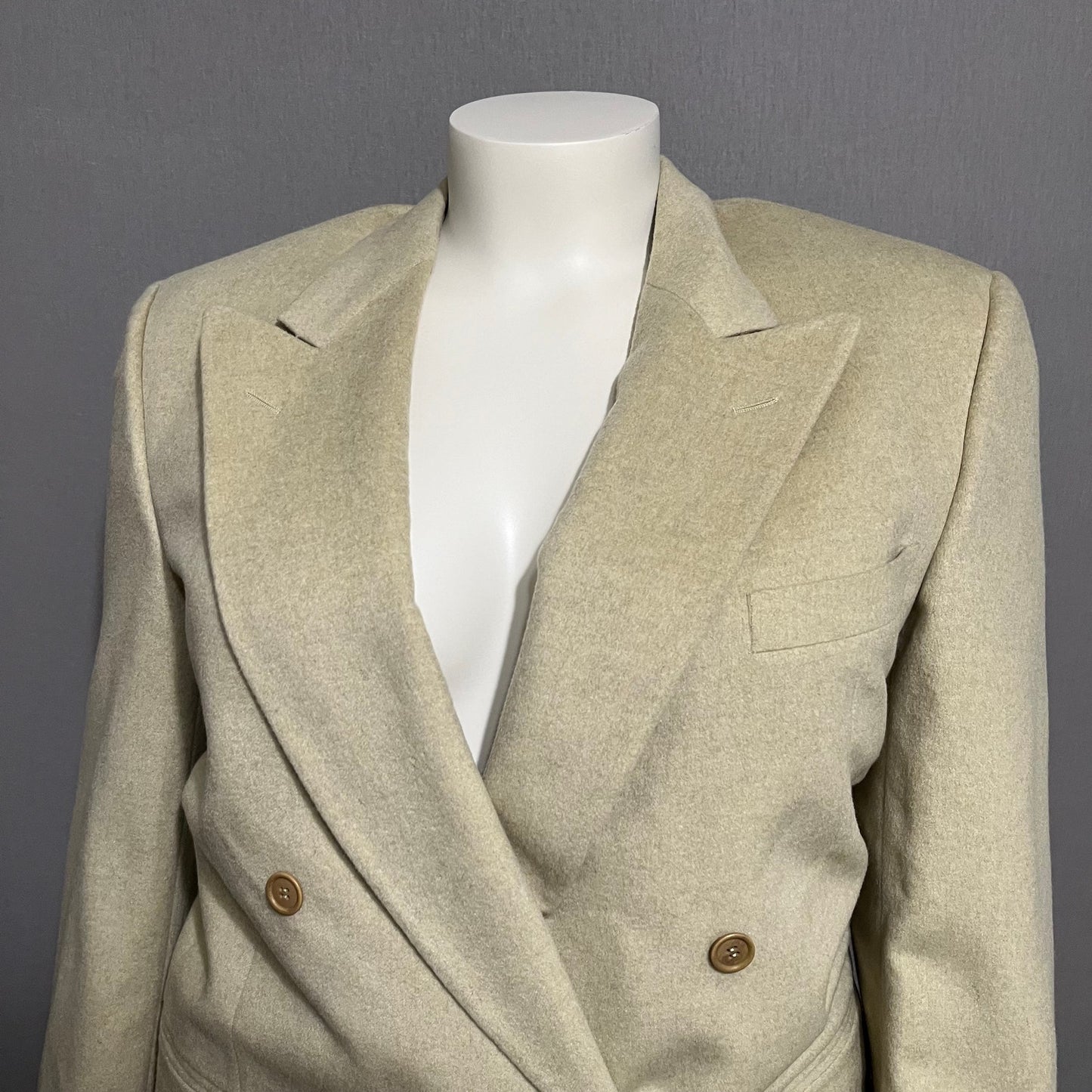 Ermenegildo Zegna Tan Soft Cashmere Feel Sports Jacket Blazer Sz-52