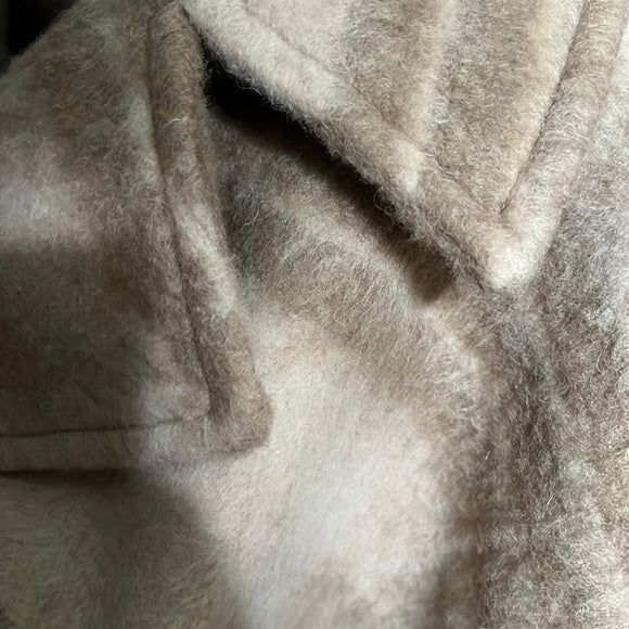 Marla Wynne Tan Brown Oversized Jacket Sz-XL