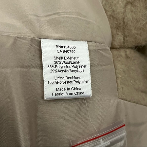 Marla Wynne Tan Brown Oversized Jacket Sz-XL