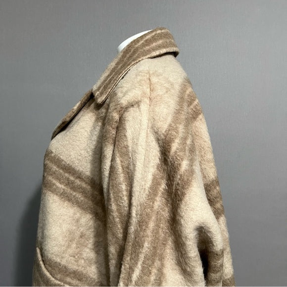 Marla Wynne Tan Brown Oversized Jacket Sz-XL