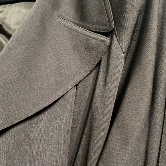 Vintage Ellen Tracy Chocolate Brown 100% Pure Wool Jacket Sz-12