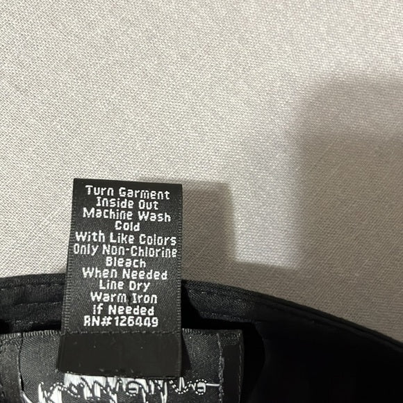 Katherine New York Black Cotton Zip Up Lightweight Jacket Sz- Small