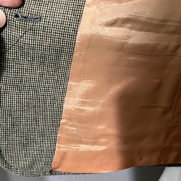 Evan Picone Brown | Tan With Velvet Collar Suit Set Sz-14