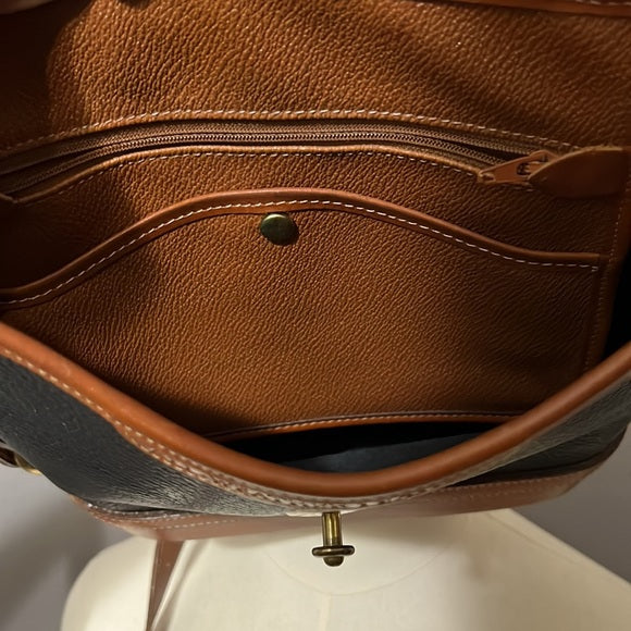 Vintage Dooney & Bourke All Weather Leather Crossbody Handbag