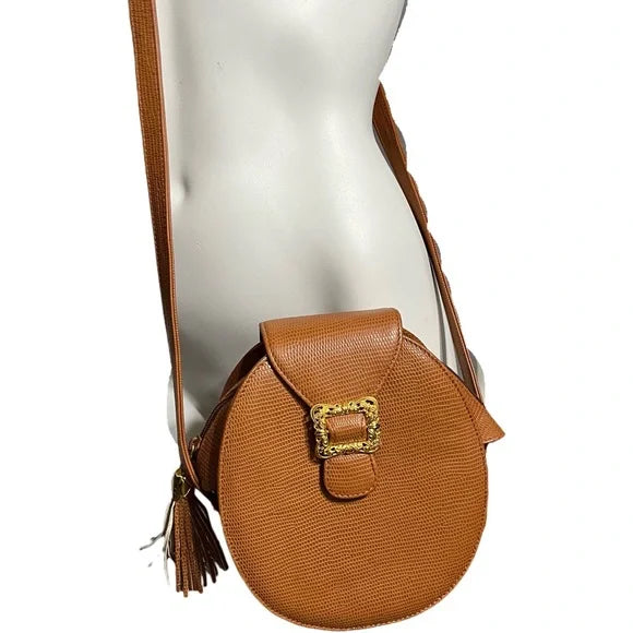 Vintage Lucien Picard Fine Leather One Shoulder Handbag
