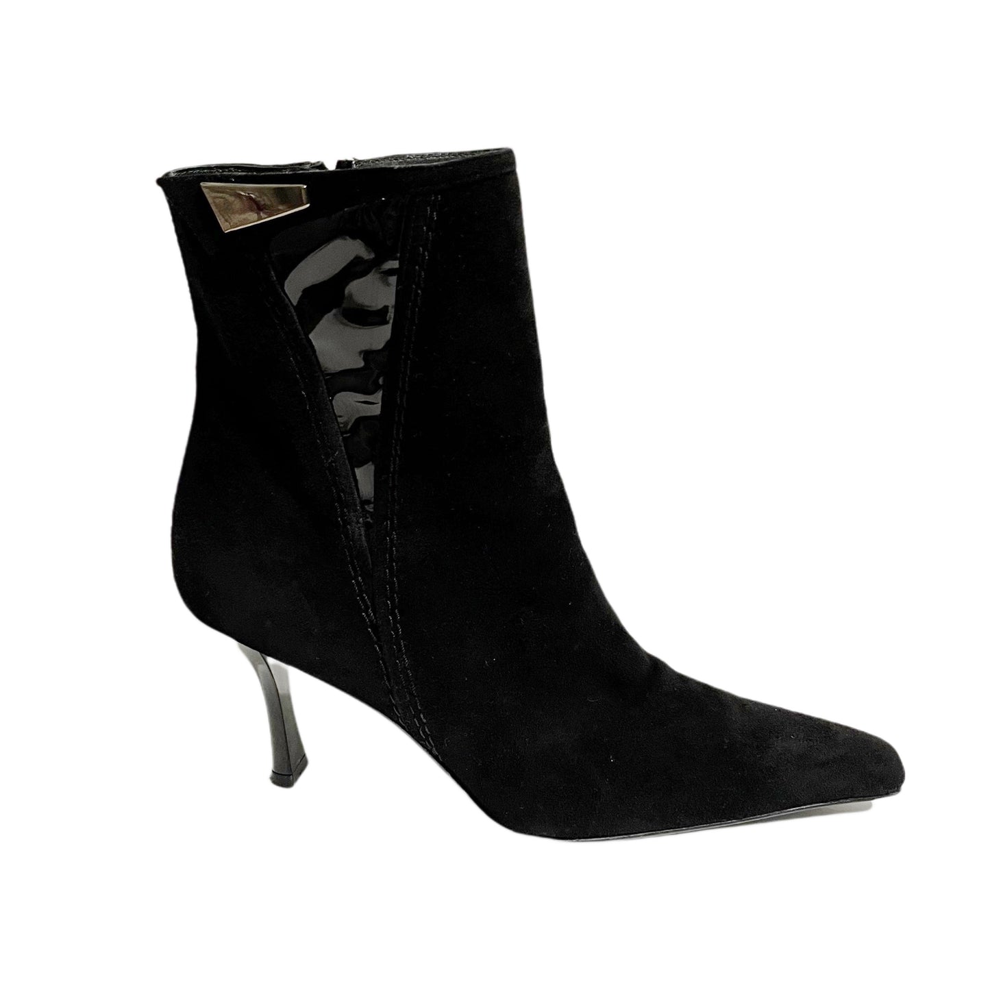 Stuart Weitzman Black Suede Leather Gore Tex Boot Sz-8 1/2
