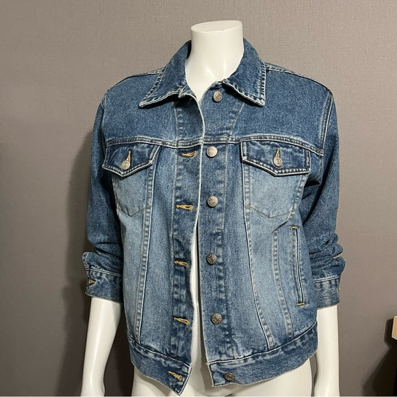 Sloane Street Denim 100% Cotton Sweater Sz-Medium