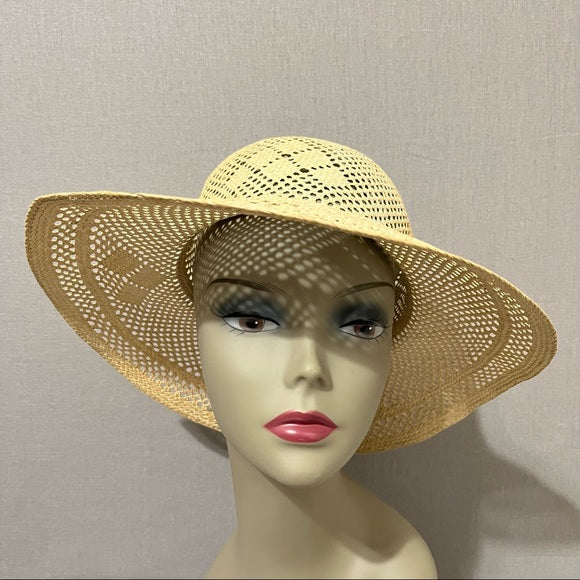Straw Sun Hat One Size