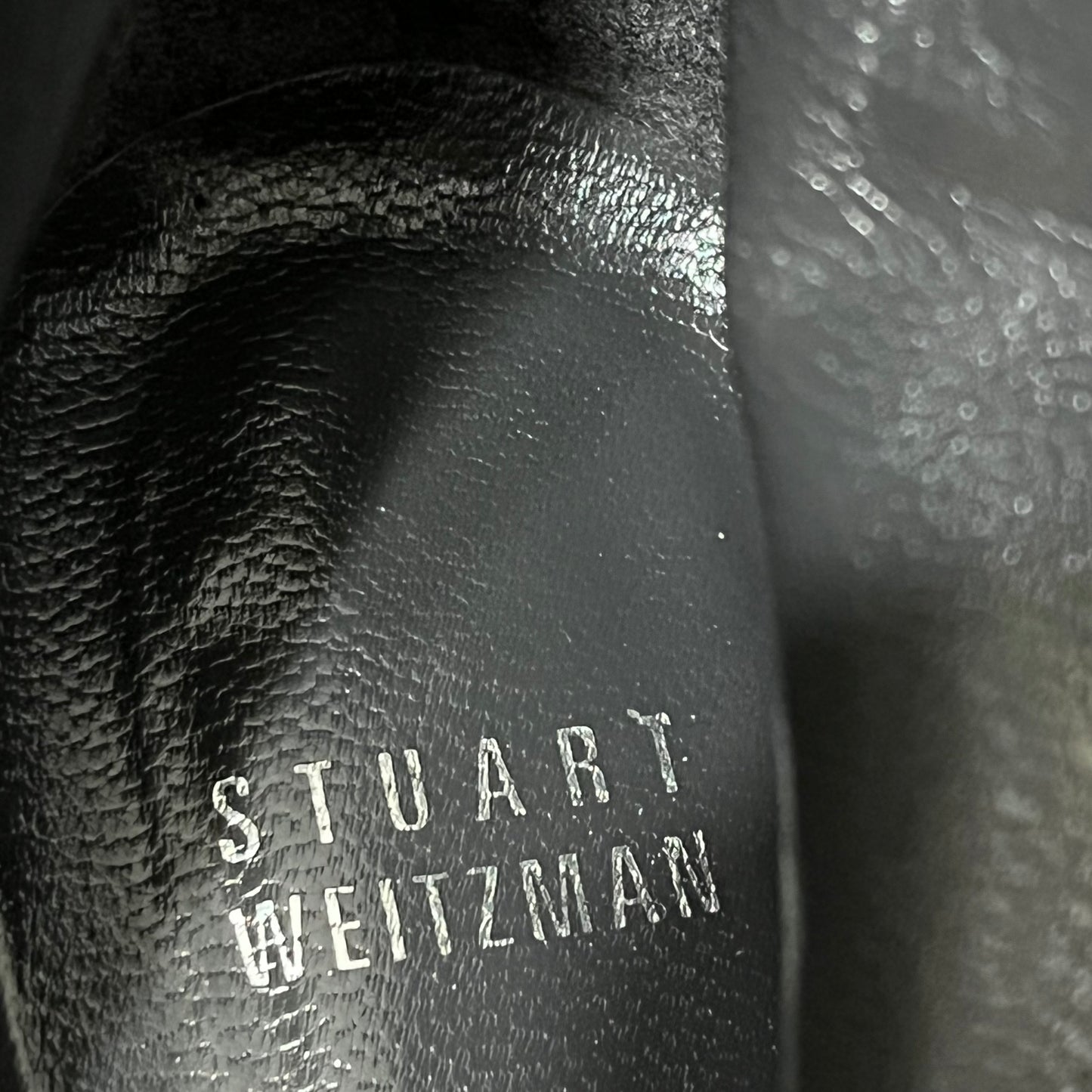 Stuart Weitzman Black Suede Leather Gore Tex Boot Sz-8 1/2