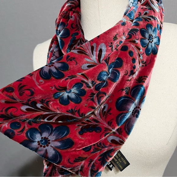 J&X Pink | Turquoise Silk | Viscose Scarf