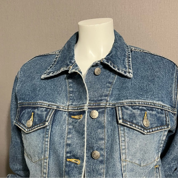Sloane Street Denim 100% Cotton Sweater Sz-Medium