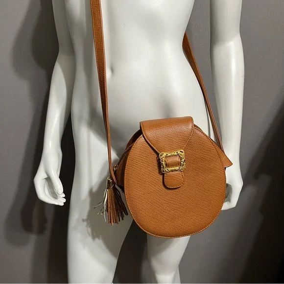 Vintage Lucien Picard Fine Leather One Shoulder Handbag