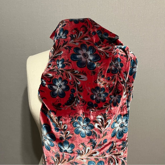 J&X Pink | Turquoise Silk | Viscose Scarf